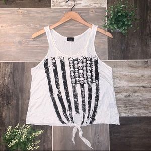 🌸Rue21 Skull Tank